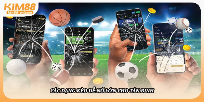 Các dạng kèo dễ nổ lớn cho tân binh